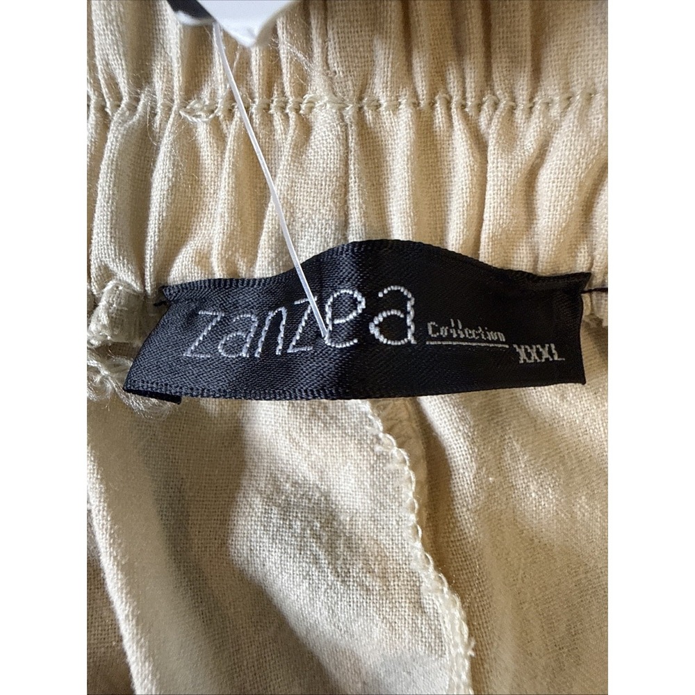 Zanzea Women's Pull On Pants with Pockets Beige Size 3XL (runs small) New - Picture 6 of 9